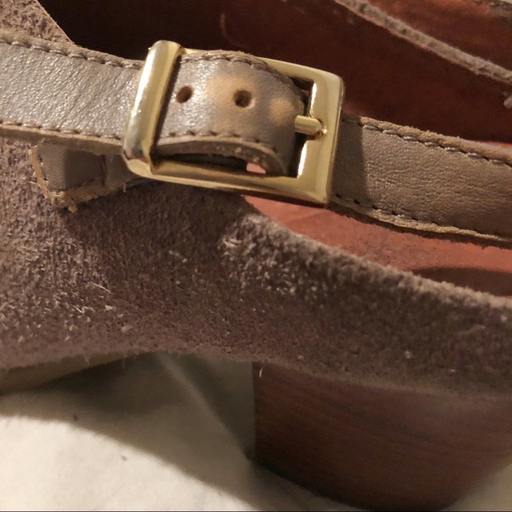 Vintage taupe mules! Made in Spain! - Picture 3 of 7